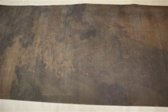 A Chinese scroll painting